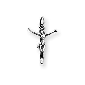 Sterling Silver Corpus (Crucified Christ) Charm