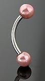 Pearl Effects Curved Barbell (Pink)