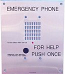 Talk A Phone Emergency Phone: Hands-Free Indoor Emergency Phone, Flush Mounted
