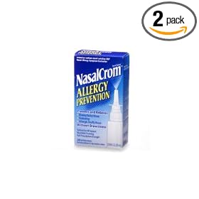 NasalCrom Allergy Prevention Nasal Spray, 0.88-Ounce Spray Bottles (Pack of 2)