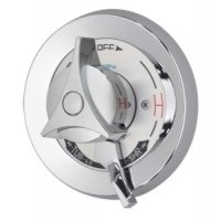 Symmons Temptrol pressure balancing tub/shower mixing valve with combination integral diverter/volume control S-86-2