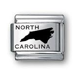 Body Candy Italian Charms Laser NORTH CAROLINA