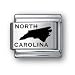 Body Candy Italian Charms Laser NORTH CAROLINA