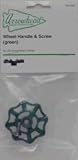 Arrowhead Brass Green Wheel Handle & Screw PK1250