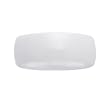 8mm Dome White Ceramic Ring