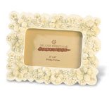 PHOTO FRAME - WHITE HIBISCUS - WEDDING GIFTS - 4 X 6 PIC