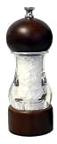 Chef Specialties 29184 Professional Series 6 - 15cm Vanguard - Acrylic/Walnut Salt Mill