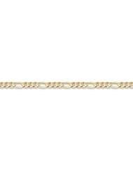 14K Gold 9.5mm Figaro Link Chain