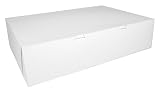 Southern Champion Tray 1085 Clay Coated Kraft Paperboard White Non Window Sheet Cake and Utility Box, 20-1/2