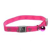 Aspen Pet Paw Print Reflective Series Aristo Adjustable Safety Cat Collar