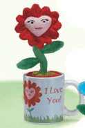 I Love You! Plush Flower / Mug