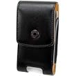 EXECUTIVE PREMIUM VERTICAL NOBLE LEATHER CASE CARRYING POUCH (with 2 interchangable belt clips) for PALM CENTRO 690 - RETAIL PACKAGING