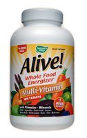 Alive! Whole Food Energizer (no iron added) - 180 - Tablet