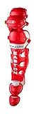 Easton Men's Stealth Youth Leg Guard (Red/Silver)