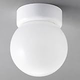 Progress Ceiling Lighting Close to Ceiling Glass Globe White