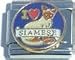 siamese3 - Clearly Charming I Love Siamese Cat Italian Charm