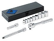 Armstrong 15-350 12pc 3/8 Drive 6pt Fractional Ratchet/Socket Set
