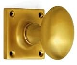 Oval Mortice Knob Cro 1754 Sq Antique Brass