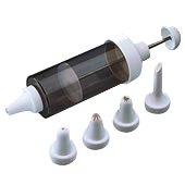 Kaiser Bakeware Patisserie 5-Tip Cream Syringe by Patisserie
