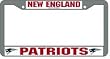 New England Patriots Chrome License Plate Frame - SET OF 6 - Sports Merchandise