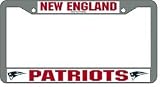 New England Patriots Chrome License Plate Frame