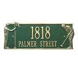 Whitehall Golf Greens Standard - 17,, x 7,, One Line Wall Plaque - 6011