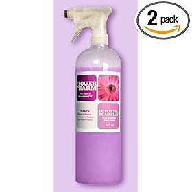 Flower Pharm Organic Insecticidal Soap with pure Cinnamon Oil plus Miticide and Fungicide, 33.8 Fluid Ounce Spray Bottle (Pack of 2)