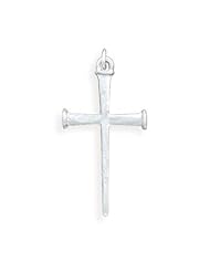Sterling Silver Cross of Nails Pendant