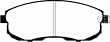 EBC Redstuff Fast Street Disc Pads
