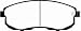 EBC Brakes DP31636C Redstuff Fast Street Disc Pad