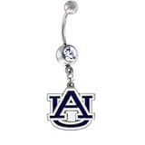 Auburn Tigers Sexy Belly Navel Ring