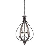 Thomas Lighting SL8415-15 Tyler - Six Light Cage Foyer, Oiled Bronze Finish Thomas Lighting SL8415-15 Tyler - Six Light Cage Foyer, Oiled Bronze Finish