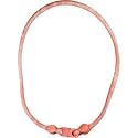 New Phiten Star Sport 18 Pink/White Titanium Necklace