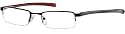 Sunoptic OR51 Matt Black/Red Reading Glasses - Strength +3.00 
Including Hard Case