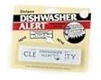 Black Deluxe Dishwasher Alert with Adhesive Backing