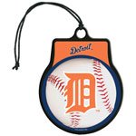 Official MLB Licensed Team Logo Air Freshener Vanilla Scent -Detroit Tigers