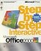 Computer Software : Microsoft Office 2000 Step by Step Interactive, 1 CD-ROM Interactive Self-Paced Simulation and Live-Application Training. Runs under Windows 95/98/NT Workstation 4.0 w. Internet Explorer 4.0