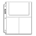 100 Ultra-Pro Platinum 3 Pocket Page Pages For Sports Cards
