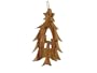Olive Wood Christmas Tree Nativity Ornament 3-D
