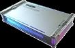 Speeze Screwless 3.5" Usb 2.0 Aluminum External Case Enclosure W/ 2 Led Light Bar (Fu320)