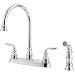 Tools & Hardware : Kitchen Faucet With Handspray by Price Pfister - T36-4CBC in Chrome