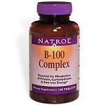 Natrol B-100 Complex, Tablets - 100 ea (Pack of 2)