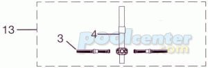 JACUZZI SAND STORM TM26 LATERAL KIT - SNAP FIT (8/ BAG)