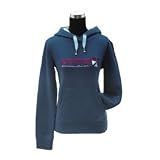 Animal Ladies Hoodie - Raven Moroccan Blue