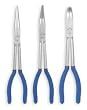 Westward 1UKP2 Long Reach Plier Set, Dipped Grip, 3 PC