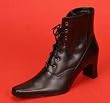 Saloon Girl Boots in Black - Oh So Sexy for Saloon Girl Costumes - ALSO Perfect for Pioneer Woman Costume too!