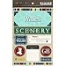 Scrapbook Customs - World Collection - Wales - Cardstock Stickers - Exploring