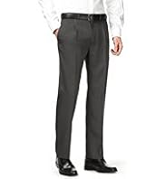 Crease Resistant Single Pleat Trousers