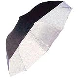 Lastolite LL LU7921 6-Ft 6-In Jumbo Umbrella with Clamp and Sandbag (Black/White)