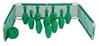 Bowling Backstop-PINS,GRN Ball - Set